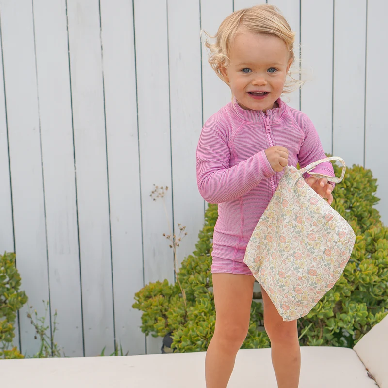 Kids Wet Bag - Into the Garden Ditsy Floral