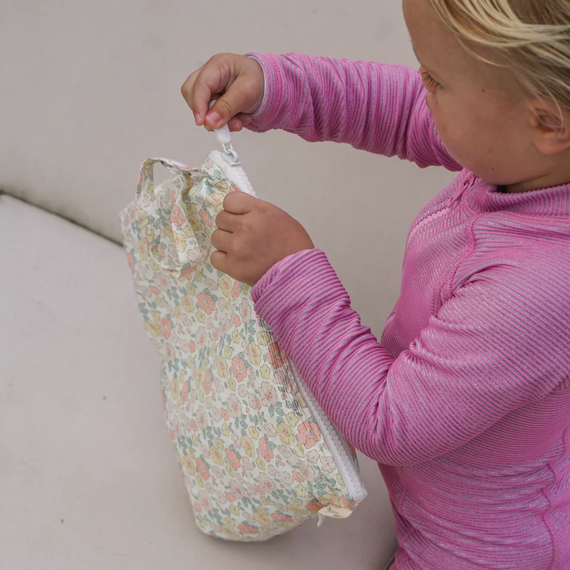 Kids Wet Bag - Into the Garden Ditsy Floral