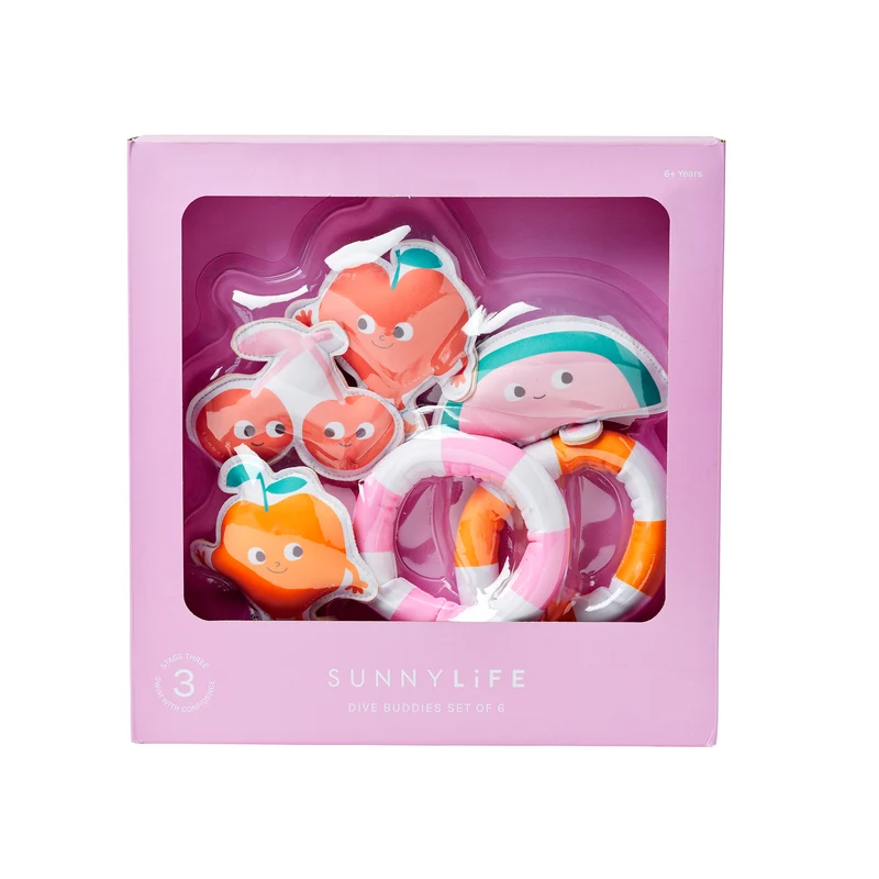 Dive Buddies - Poppy the Peach Set of 6