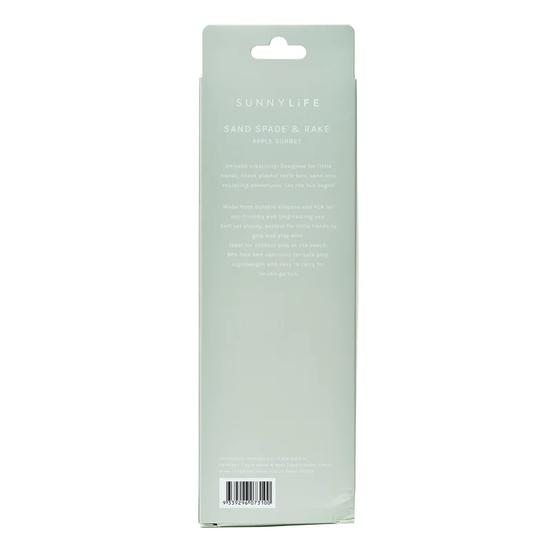 Sand Spade & Rake - Apple Sorbet