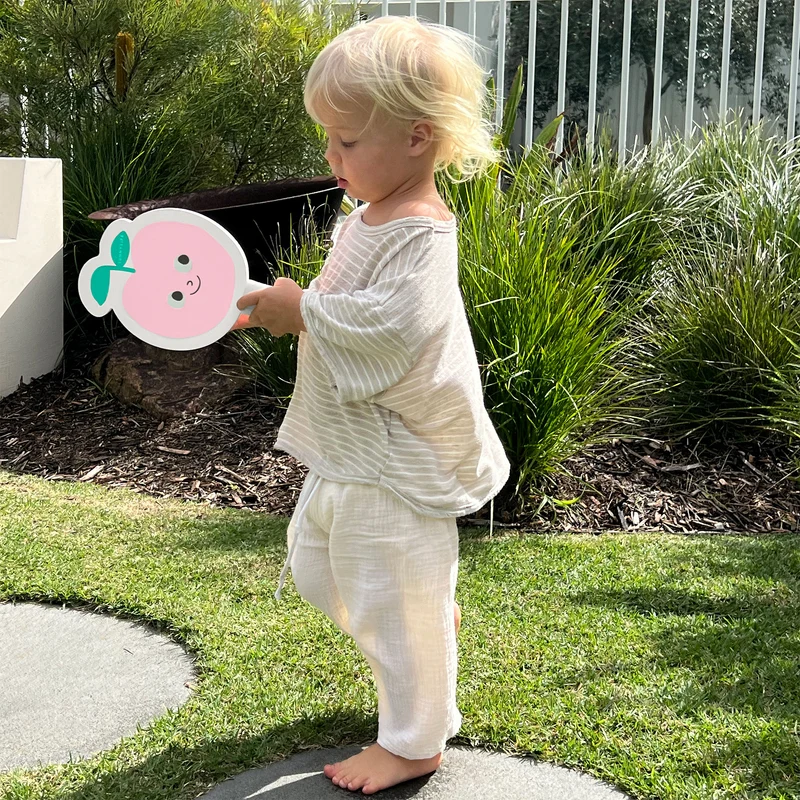Kids Velcro Beach Bats - Poppy the Peach