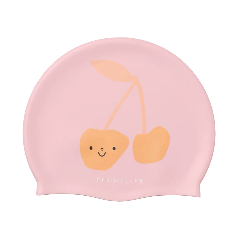 Swimming Cap - Cotton Candy Cherry