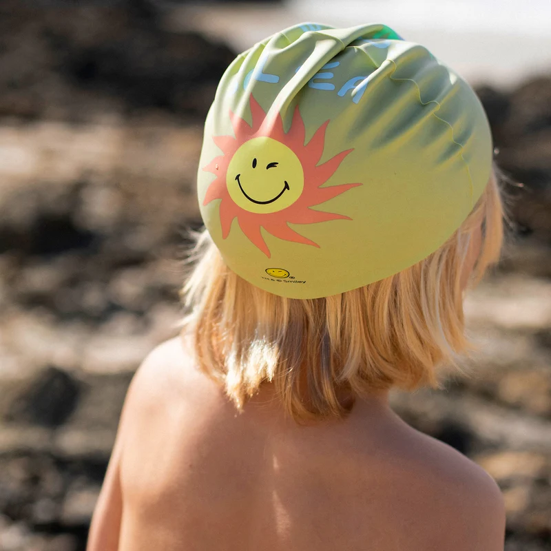 Swimming Cap - SmileyWorld Sol Sea Green