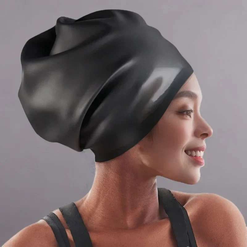 Waterproof Swim Cap Extra Large – For Long, Curly & Natural Hair