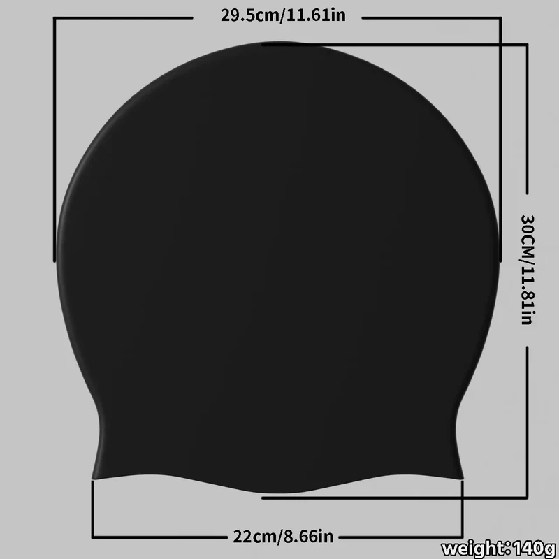 Waterproof Swim Cap Extra Large – For Long, Curly & Natural Hair