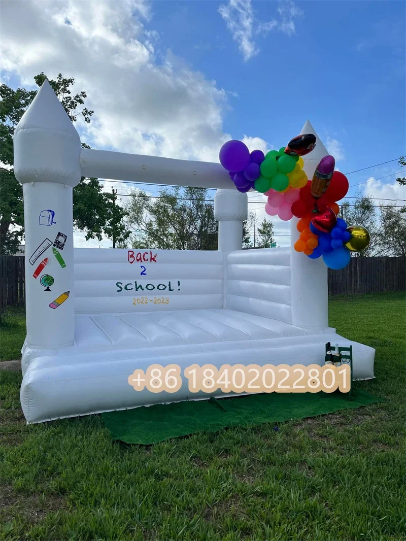 Château Gonflable Blanc 3x3m