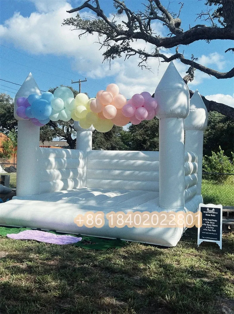 Château Gonflable Blanc 3x3m