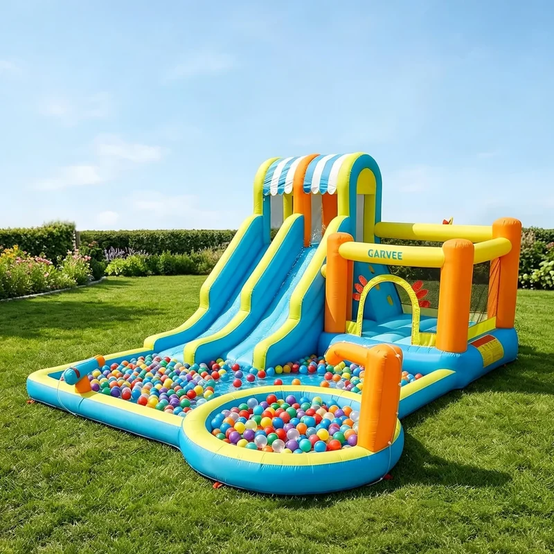 Aire de Jeux Gonflable 10 en 1