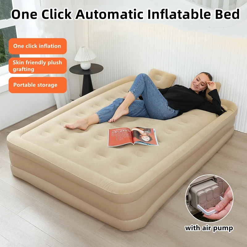 Matelas Gonflable Glamping Pompe Intégrée