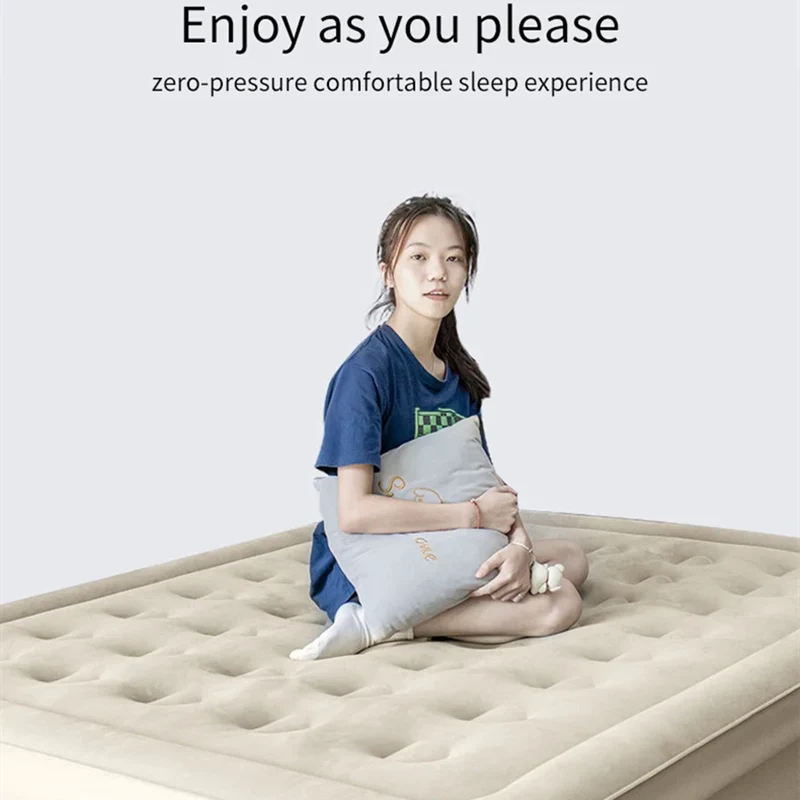 Matelas Gonflable Glamping Pompe Intégrée