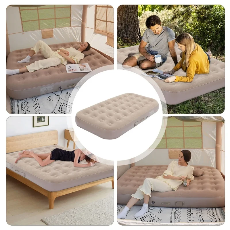 Matelas de Camping Gonflable Pompe LED