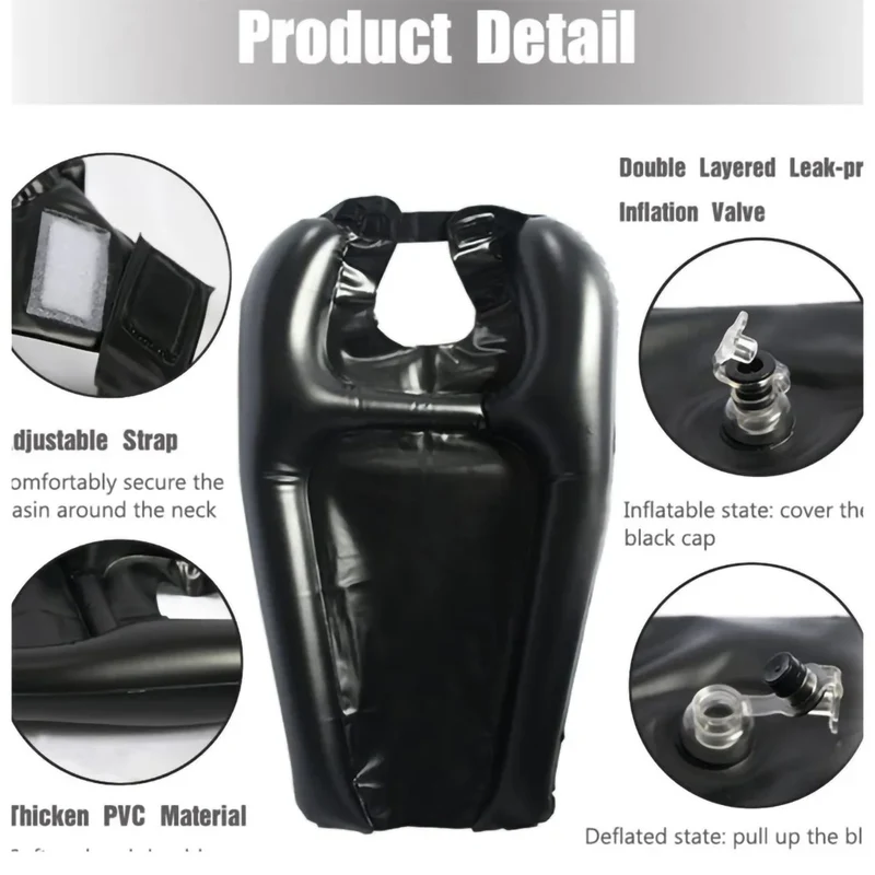 Accessoire Gonflable Évier Shampoing Mobile