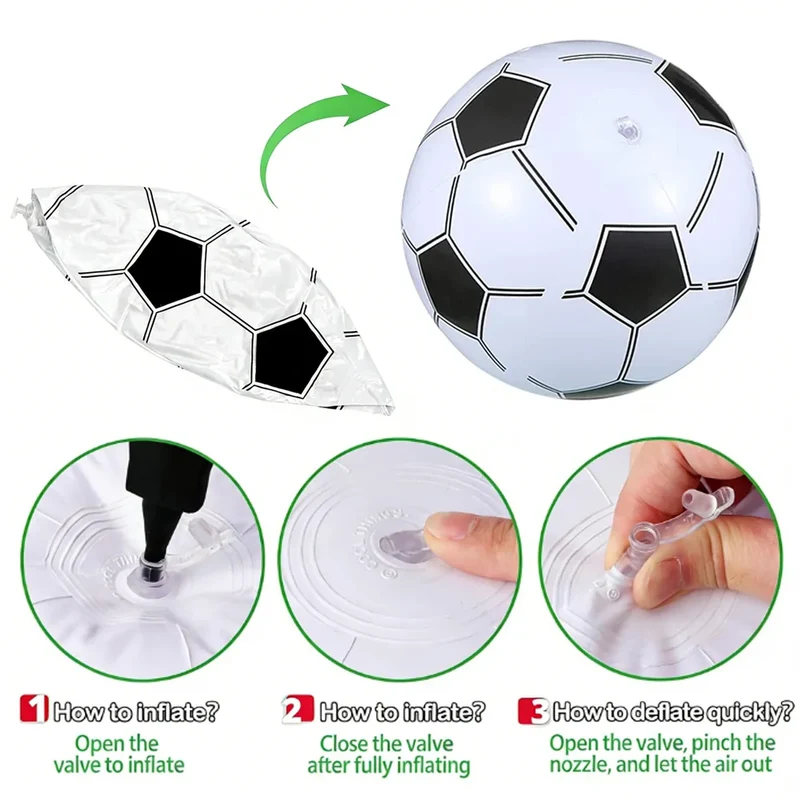 Ballon Gonflable de Plage Football