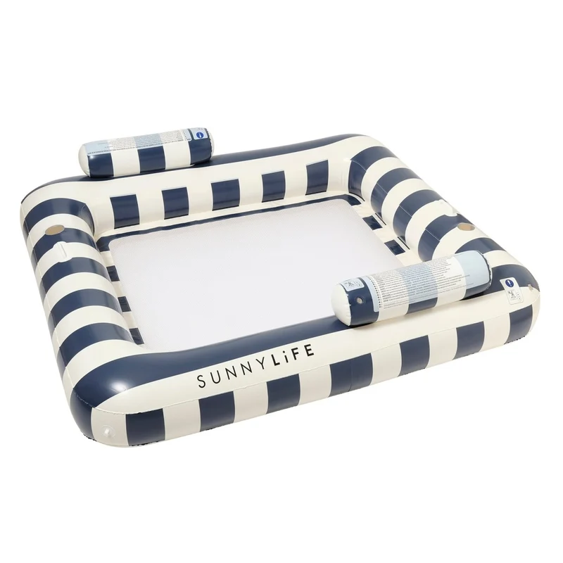Deluxe Twin Hammock - Le Weekend Navy Stripe