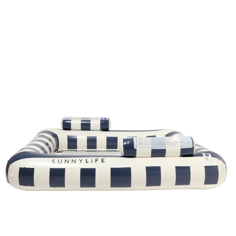 Deluxe Twin Hammock - Le Weekend Navy Stripe
