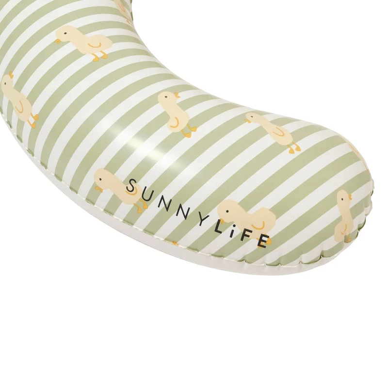 Float Together Baby Seat - Dex the Duck Green Stripe