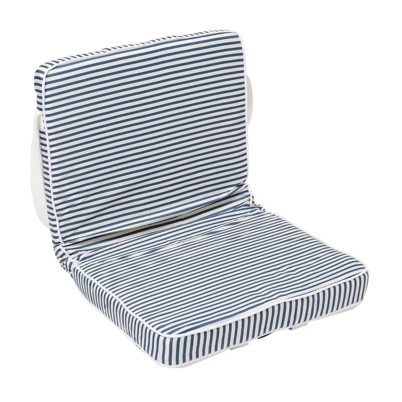 Take Anywhere Folding Chair - Resort Navy Stripe
