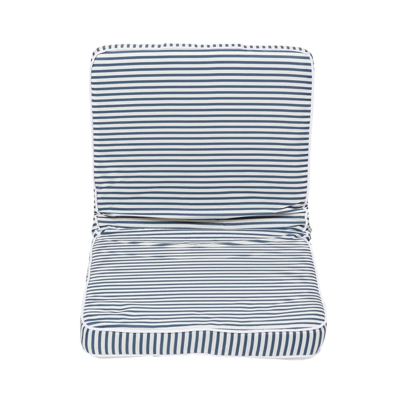 Take Anywhere Folding Chair - Resort Navy Stripe