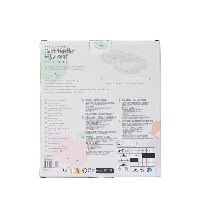 Float Together Baby Seat - Apple Sorbet