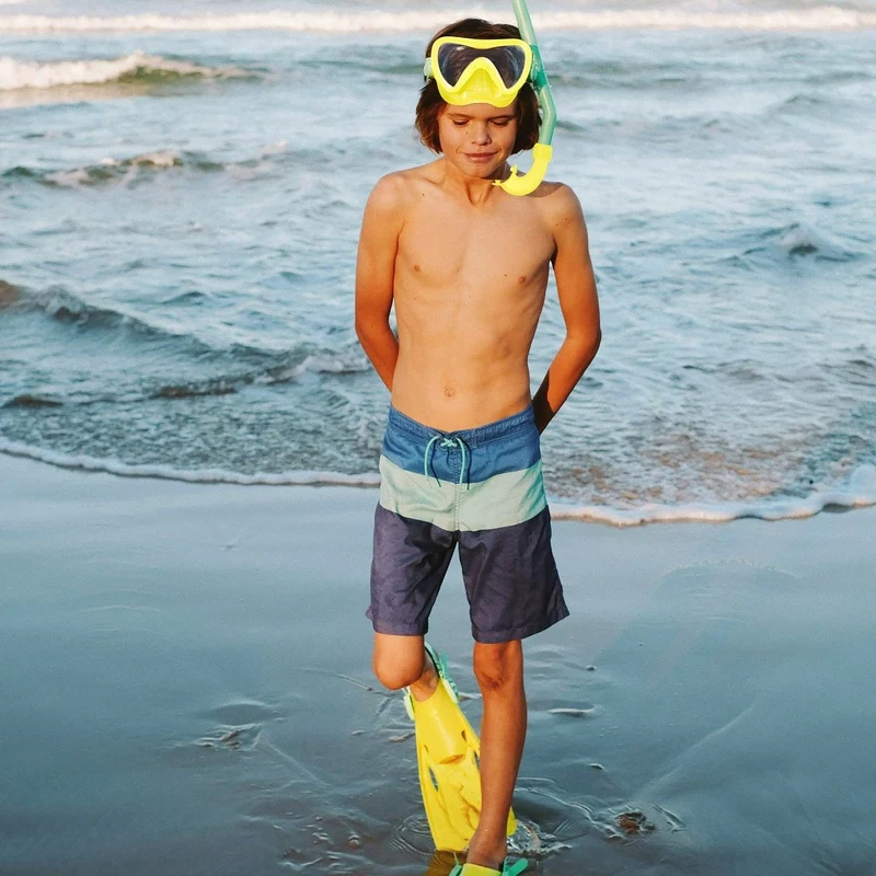 Kids Dive Set Medium - Sea Seeker Neon Yellow
