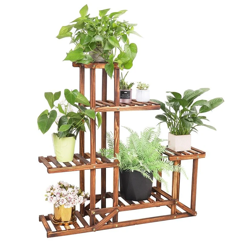 Support de Plantes en Bois