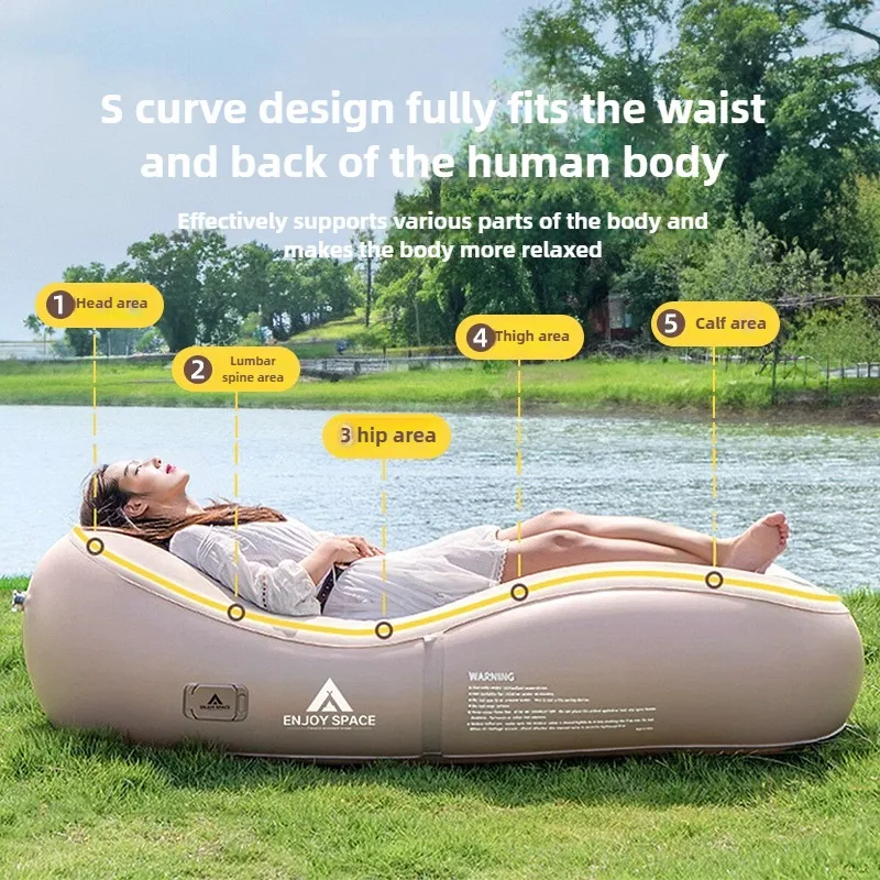 Canapé Gonflable Pliable Plage Piscine