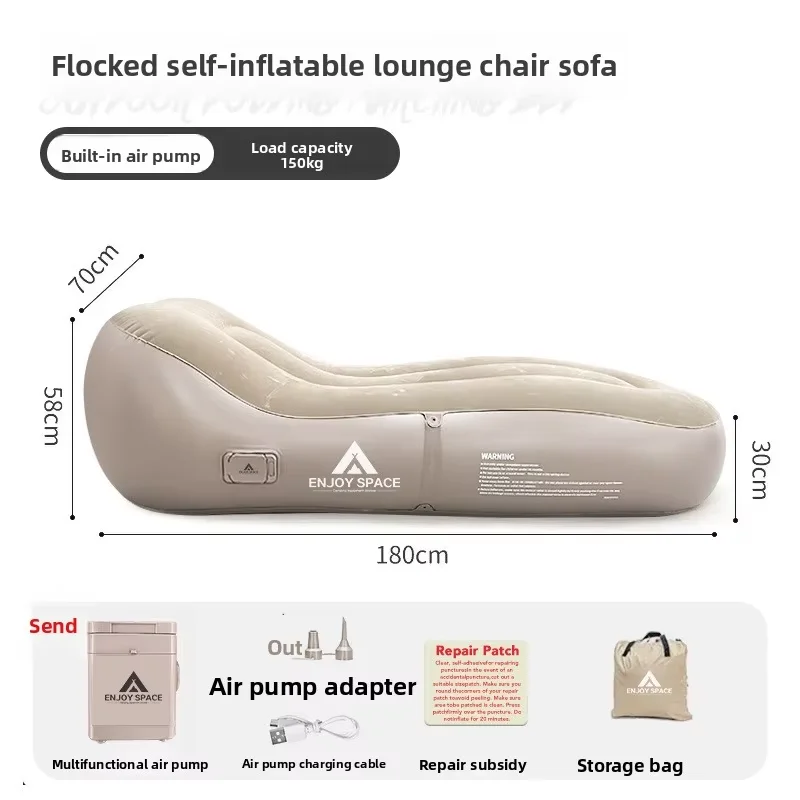 Canapé Gonflable Pliable Plage Piscine
