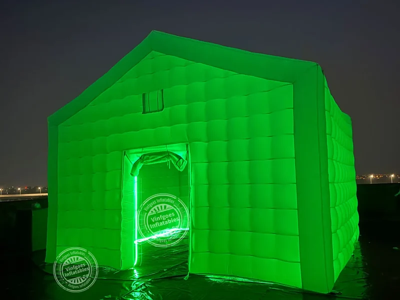 Discothèque Gonflable Cube Noir