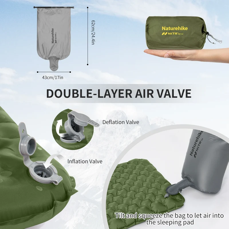 Matelas de Camping Gonflable Isolation 4.6R