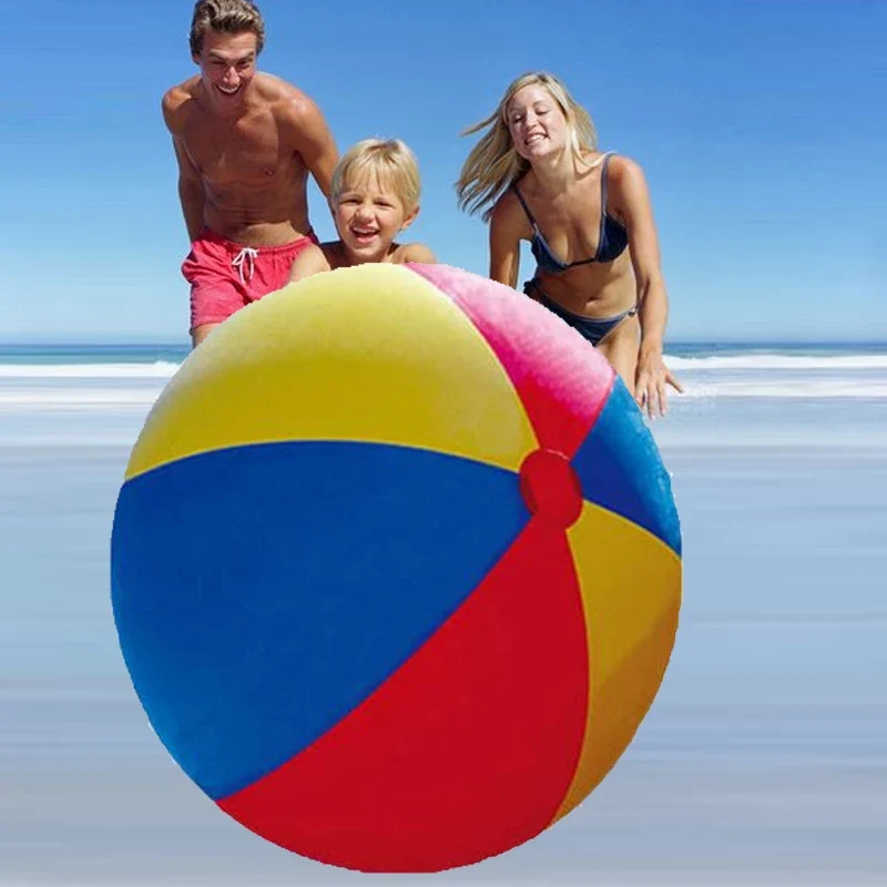 Ballon Gonflable Géant Plage Multicolore