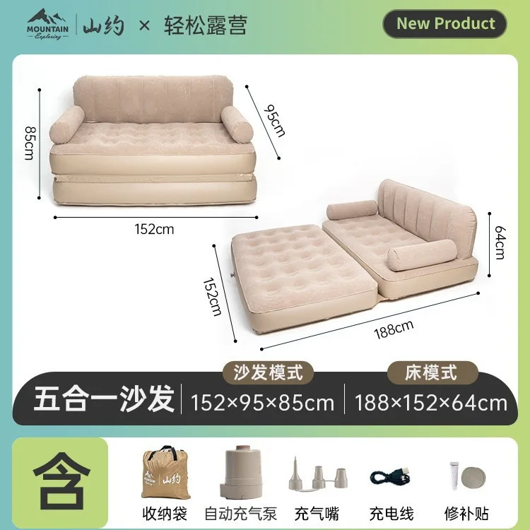 Matelas de Camping Gonflable Pliable Randonnée