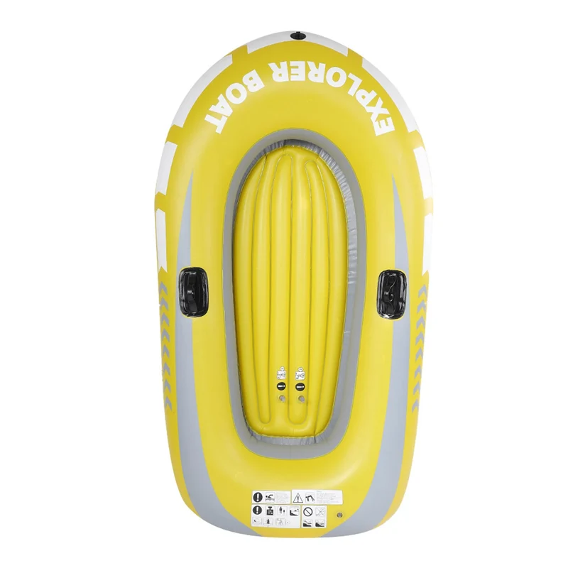 Bateau Gonflable Kayak Jaune Pêche