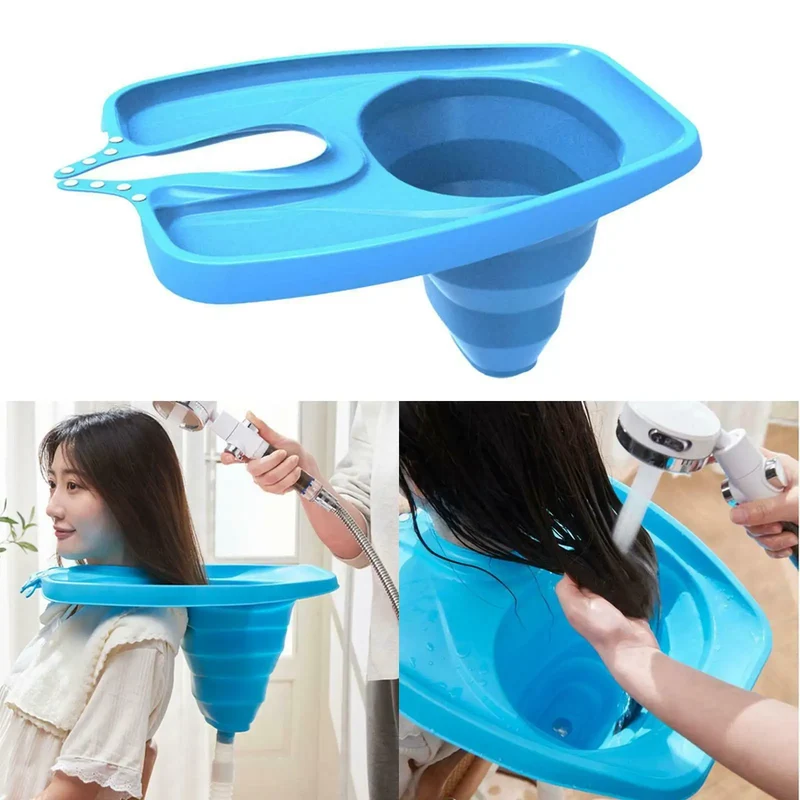 Bassin de Shampoing Gonflable Pliable