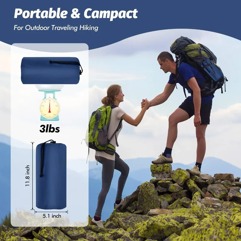 Matelas de Camping Gonflable Double Confort