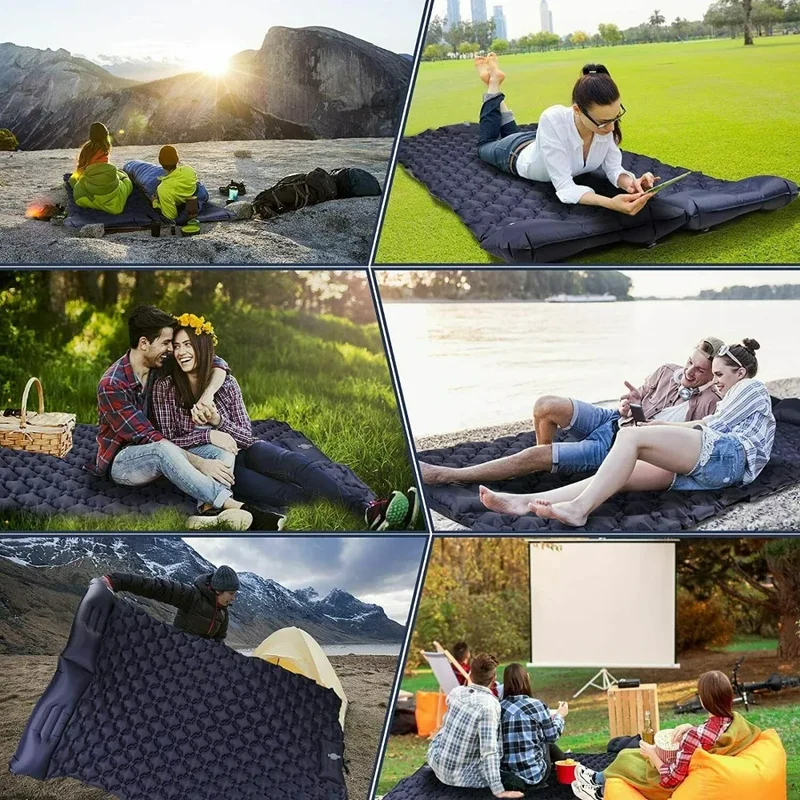 Matelas de Camping Gonflable Double Confort