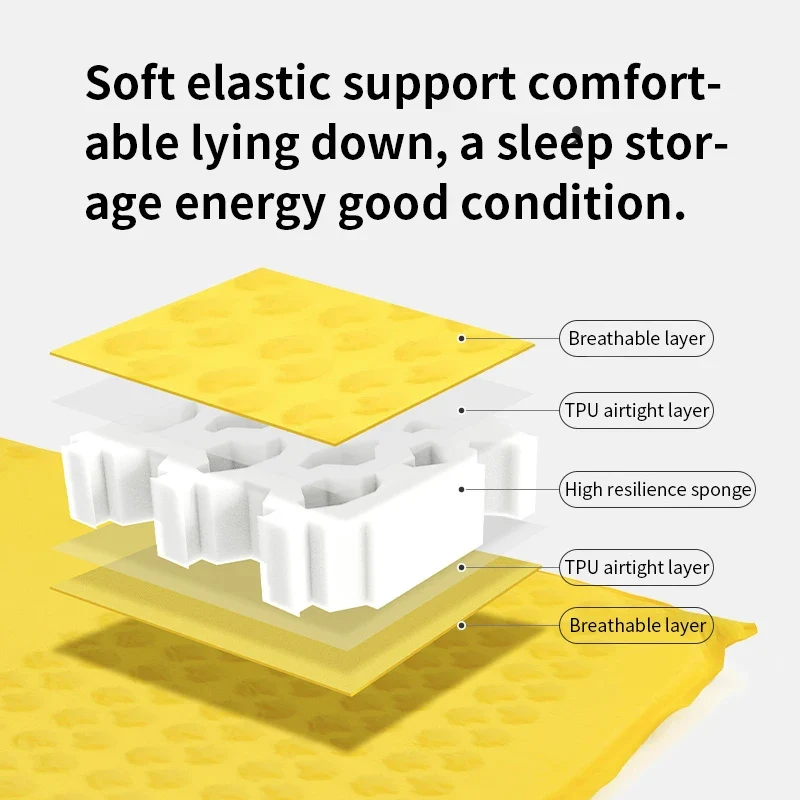 Matelas de Camping Gonflable Auto-Gonflant