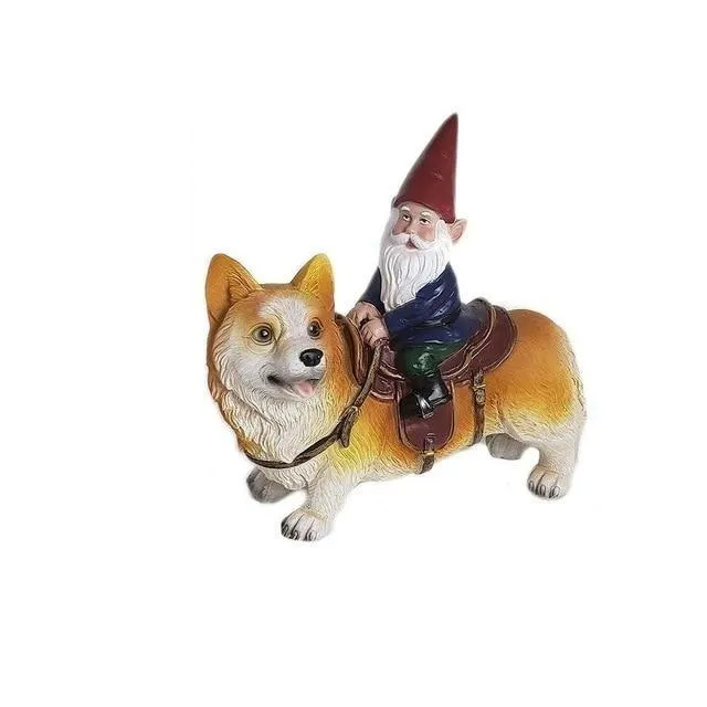 Nain de Jardin et Chien