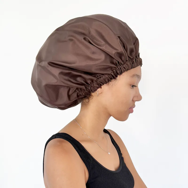 Bonnet de Douche Doublé Satin Extra Large - Swimma