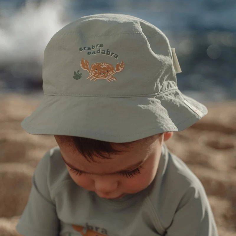 Bucket hat - Groen - Ocean Surf Stripes