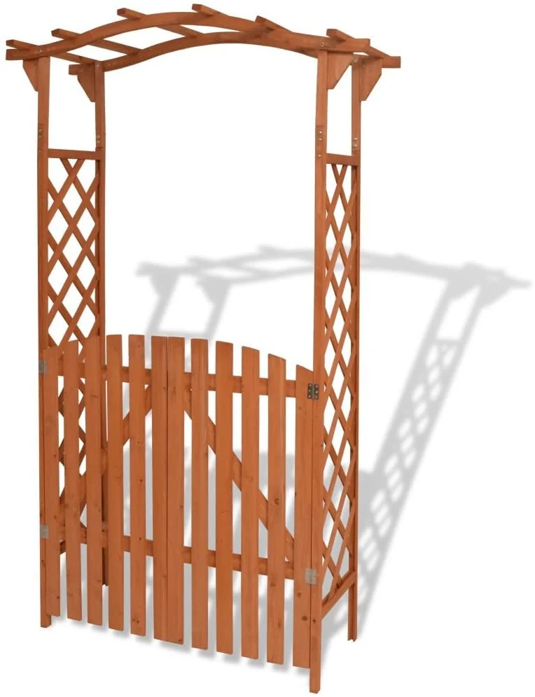 Arche d'Entrée de Jardin en Bois