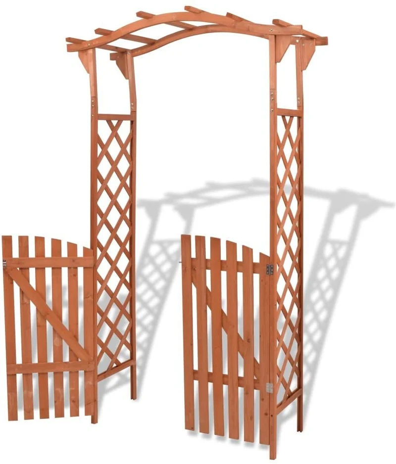 Arche d'Entrée de Jardin en Bois