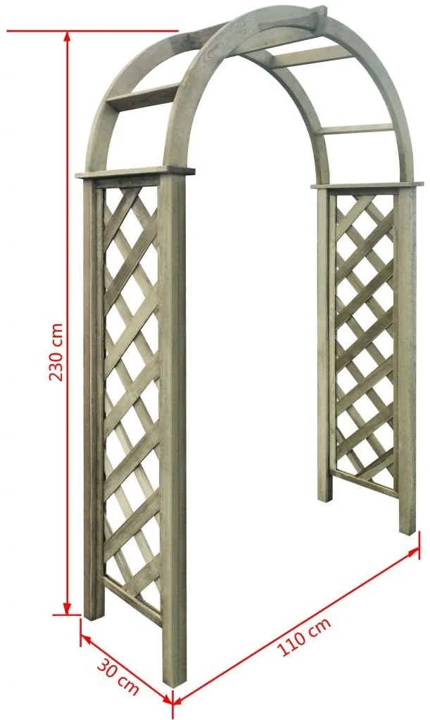 Arche de Jardin en Bois