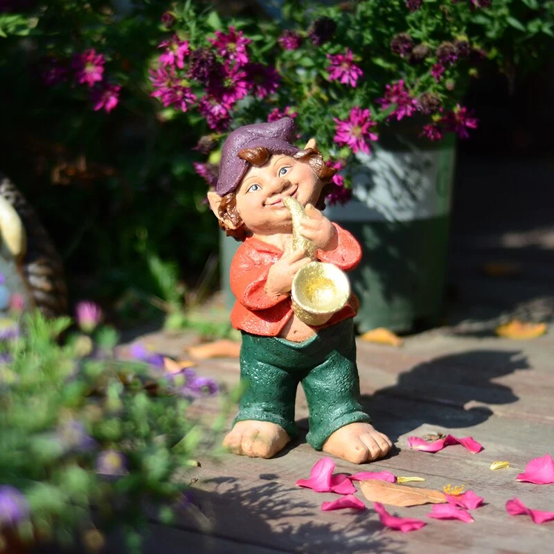 Nain de Jardin Trompettiste