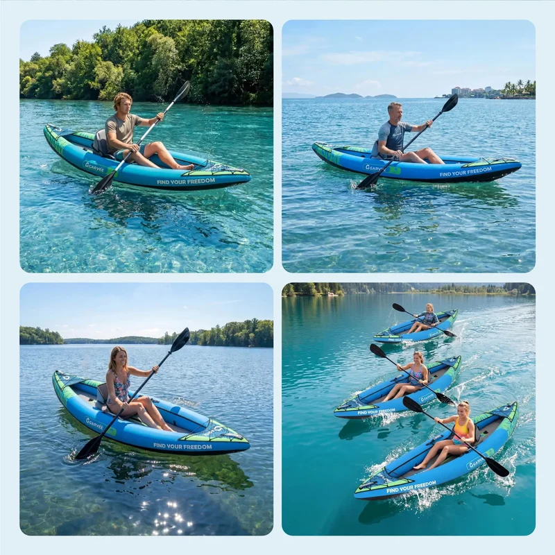 Bateau Gonflable Kayak 2 Places