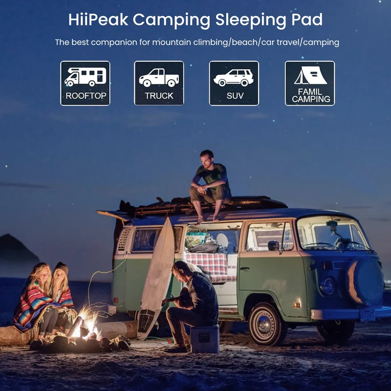 Matelas de Camping Gonflable Pompe Intégrée