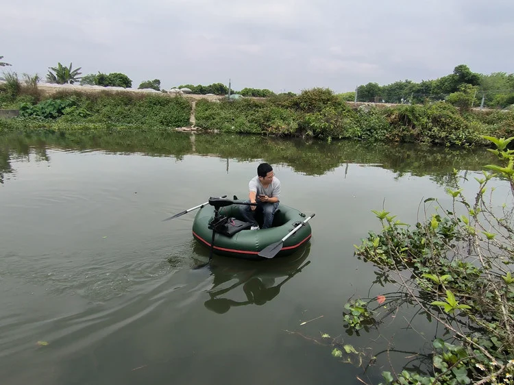 Bateau Gonflable Pêche Rond Pliable