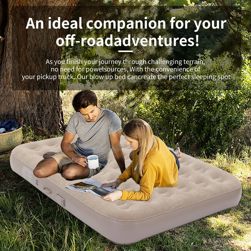 Matelas de Camping Gonflable Pompe LED