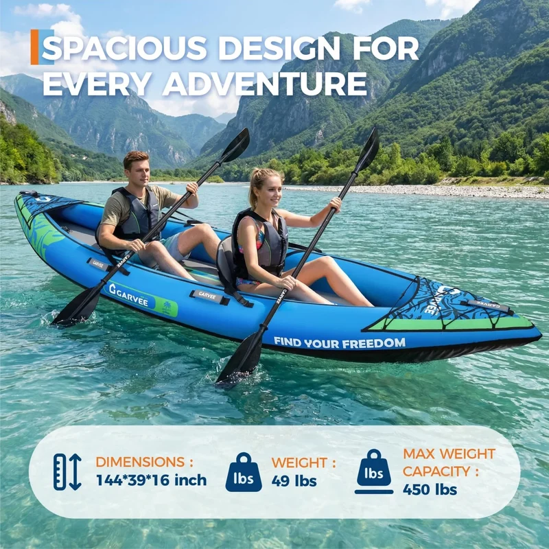 Bateau Gonflable Kayak Confort Duo