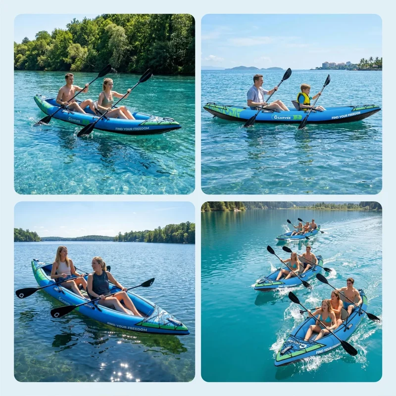 Bateau Gonflable Kayak Confort Duo