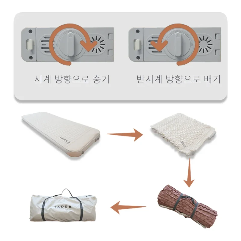 Matelas de Camping Gonflable Auto-Gonflant 10cm